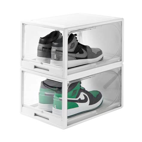 clear stackable shoe boxes|clear stackable shoe boxes reviews.